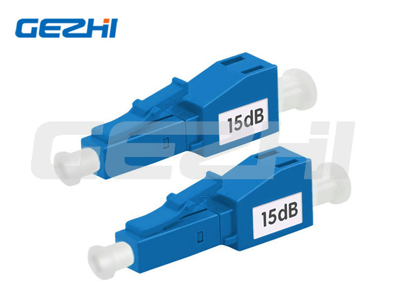 Vật liệu nhựa Máy giảm áp sợi quang LC UPC 1dB-30dB Máy giảm áp biến cố định