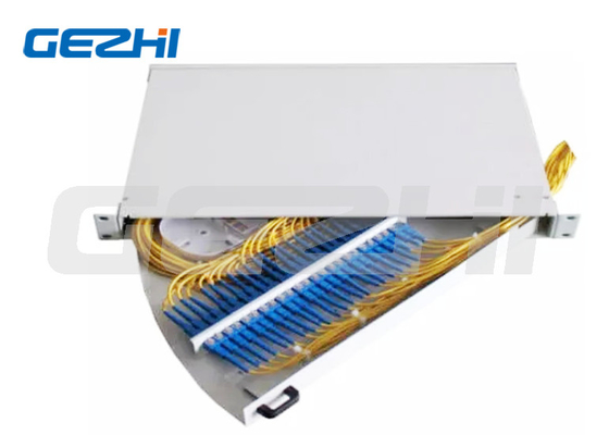 19 inch 1U Side Pull Out Rack Mount Fiber Optic Patch Panel cho trung tâm dữ liệu mạng LAN không dây