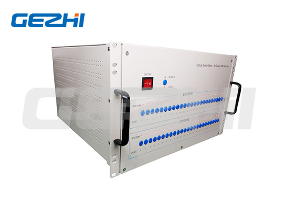 Kiểm soát từ xa Bộ chuyển đổi quang sợi 48 * 2x4 Ma trận cho mạng quang học