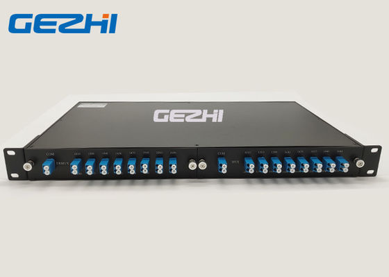 Module CWDM thụ động gắn trên giá đỡ 16 bước sóng, suy hao chèn thấp và Module đa hợp