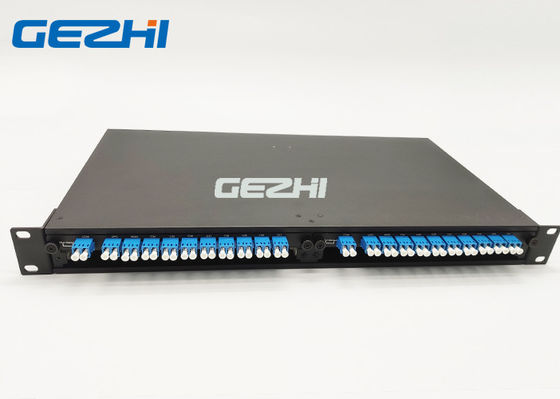 4 Khe cắm 1U Giá đỡ 100Ghz 8CH DWDM Mux Demux Module
