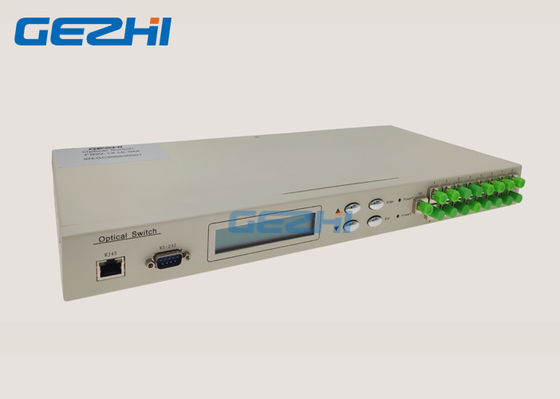 Rack Mount Lập trình khung gầm 1x16 Công tắc quang băng ghế dự bị