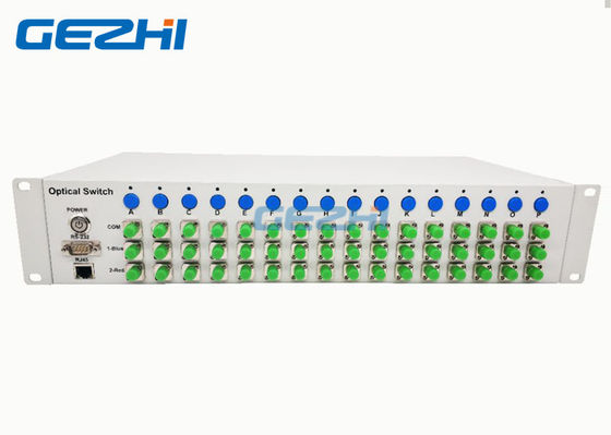 Băng ghế dự bị được gắn 16 cặp Thiết bị chuyển mạch quang 1x2