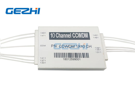 1491nm Độ dài sóng 1x10 kênh Compact CWDM Module với PDL thấp cho PON Networks