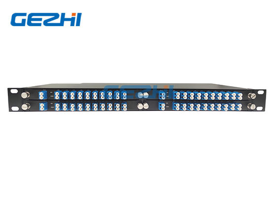 LC UPC 8CH 100Ghz DWDM Mux Demux Khung giá đỡ 4 rãnh