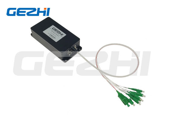 Công tắc quang 1260 ~ 1650nm 1x8 500mW FSW-1x8-SM với giao diện RS232
